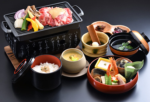 彩華膳　鉄網焼き　すいれん